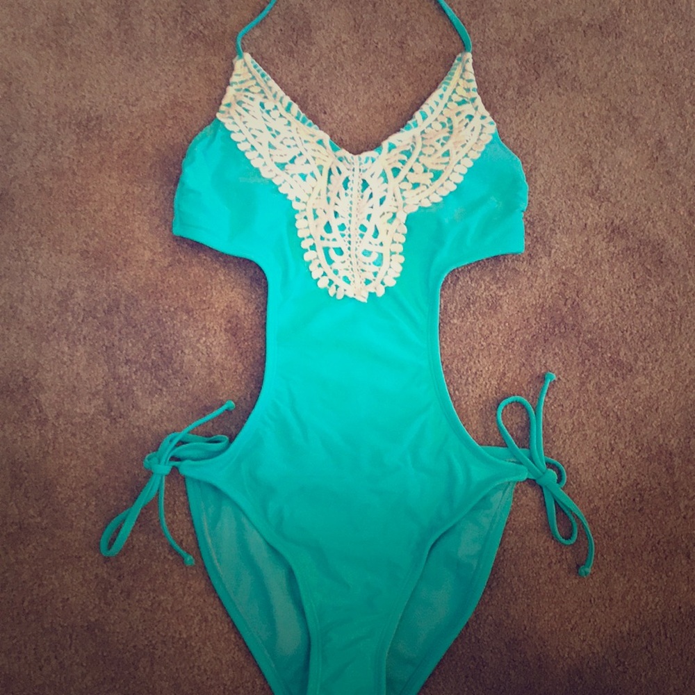 Unique Aqua Monokini